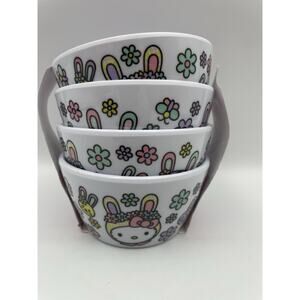 Hello Kitty 2024 Easter Bowls Melamine Dishes Set Of 4